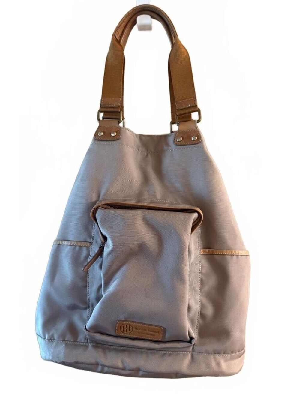 Hayden Harnett Nylon top handle hobo bag